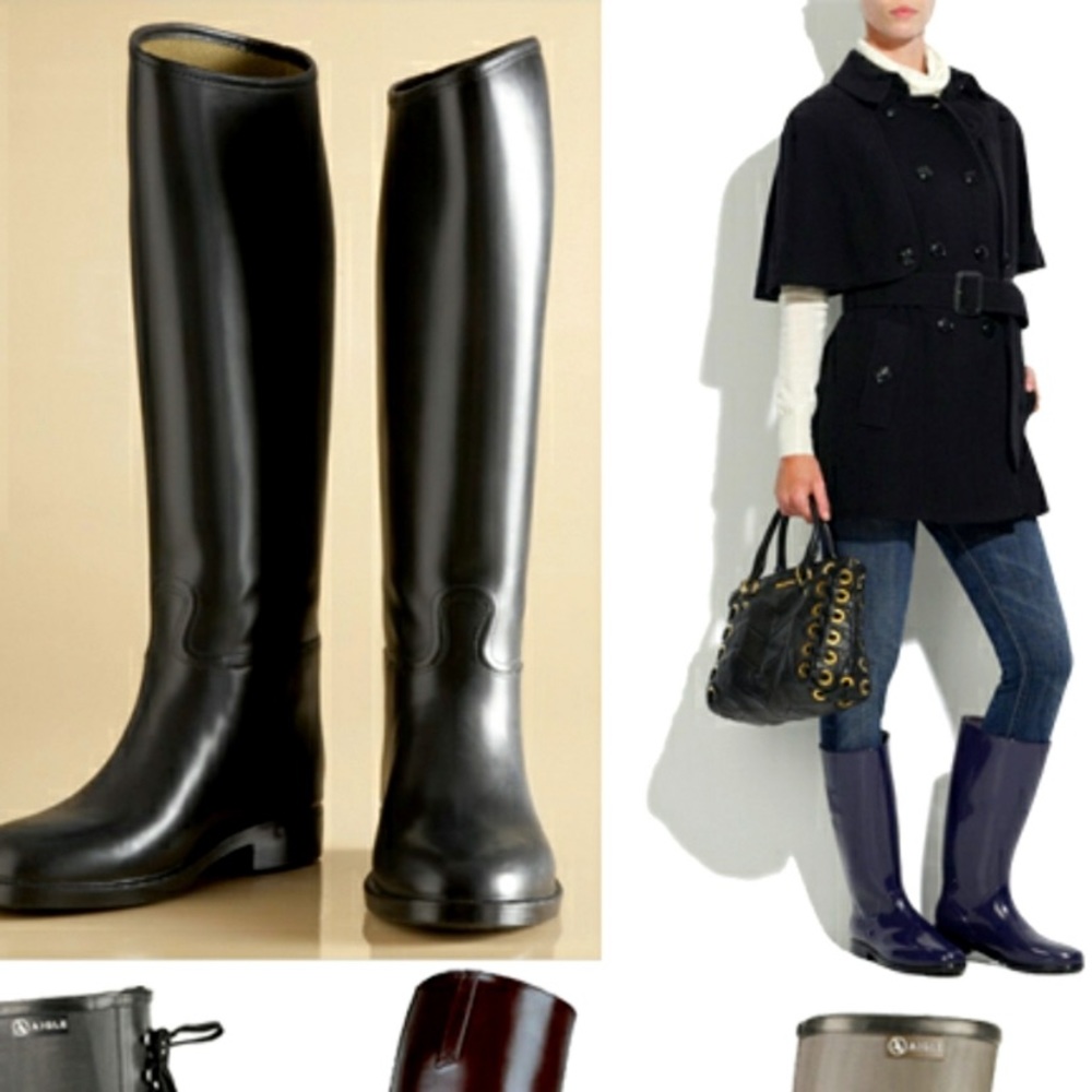 NWOT Aigle Coupe Saumur rain boots. Size 36